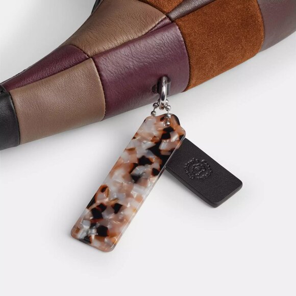 NWT Coachtopia Alter/Ego Crescent Shoulder Bag Upcrafted Suede and  Leather - Picture 2 of 11